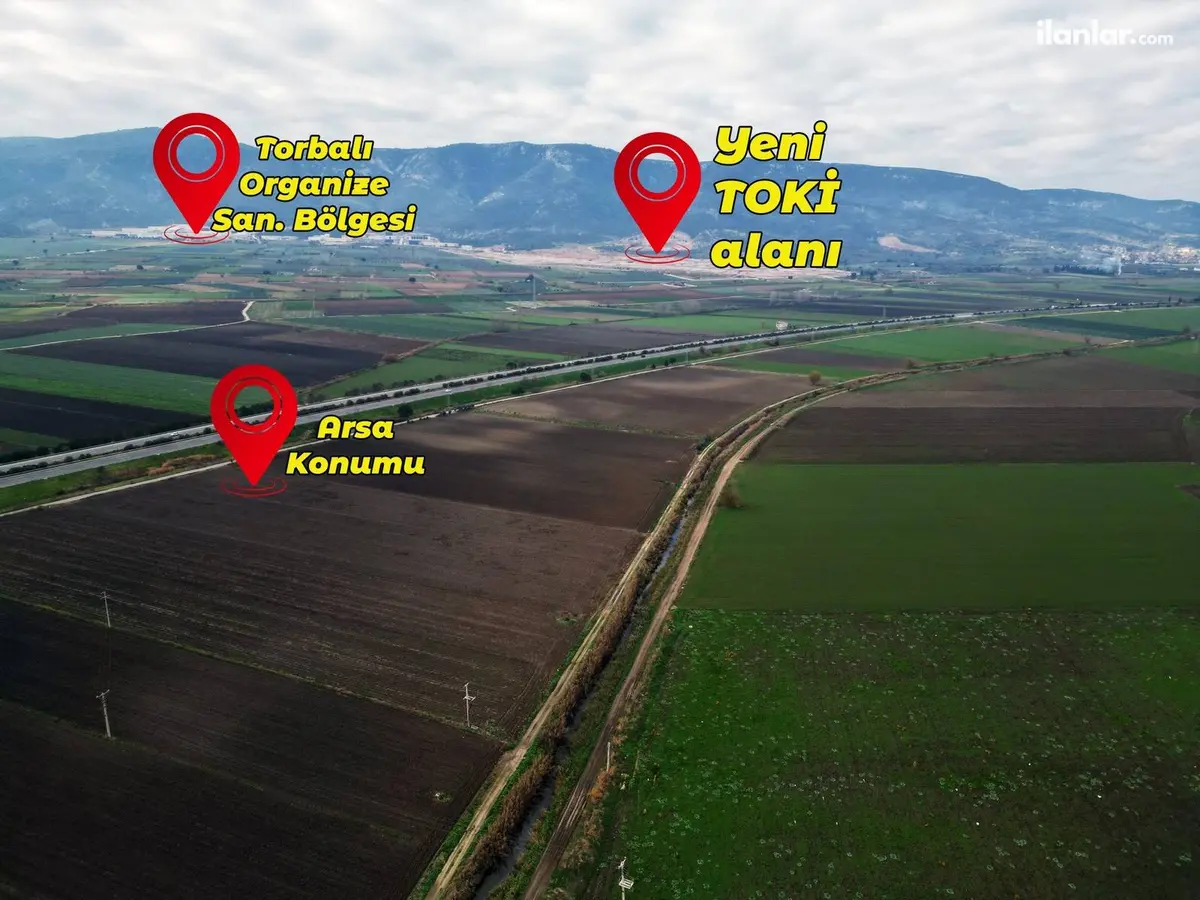 İzmir Torbalı Yeniköy Mahallesi 3.286 m² satılık tarla arsa - Fotoğraf 3