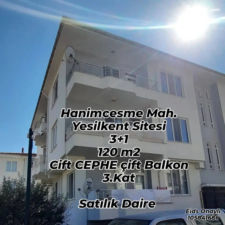 Kütahya Tavşanlı Hanımçeşme Mahallesi 3+1 130 m² satılık daire - Fotoğraf 1