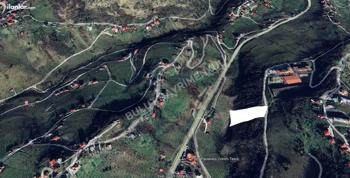Trabzon Ortahisar Kireçhane Mahallesi 5.357 m² satılık bağ & Bahçe arsa - Fotoğraf 3