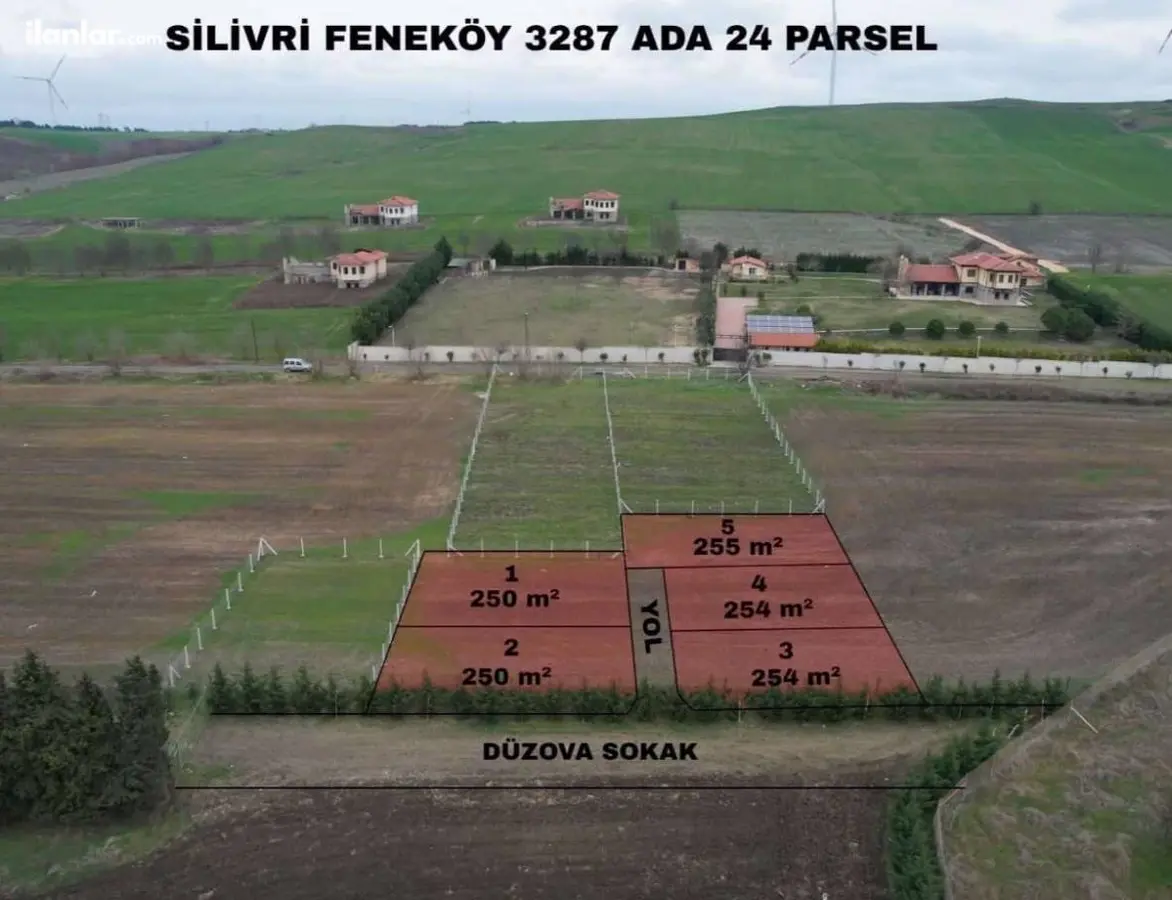 İstanbul Silivri Fener Mahallesi 250 m² satılık villa arsa - Fotoğraf 3