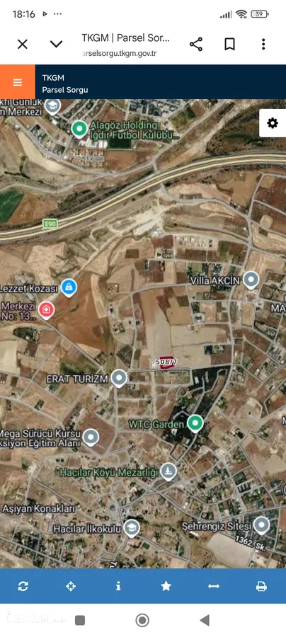 Ankara Gölbaşı Hacılar Mahallesi 1.500 m² satılık villa arsa - Fotoğraf 1