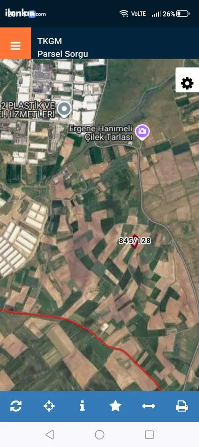 Tekirdağ Ergene Velimeşe Osb Mahallesi 427 m² satılık sanayi arsa - Fotoğraf 2