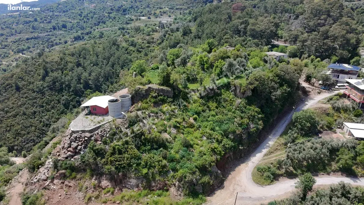 Antalya Alanya Burçaklar Mahallesi 520 m² satılık villa arsa - Fotoğraf 2