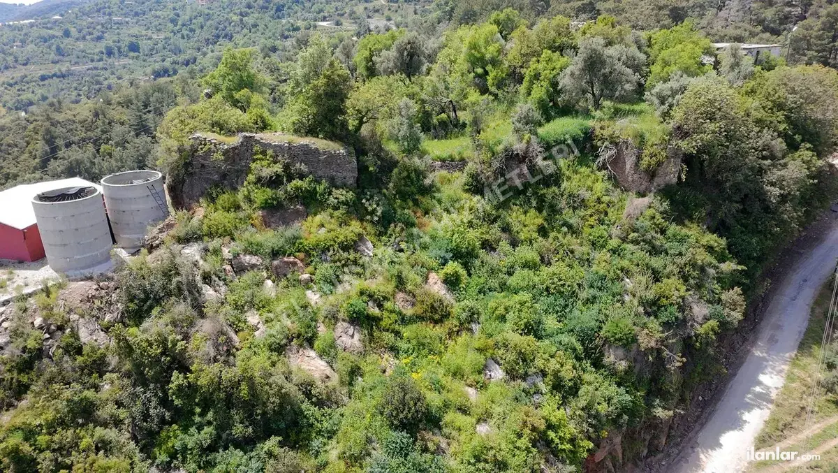 Antalya Alanya Burçaklar Mahallesi 520 m² satılık villa arsa - Fotoğraf 3