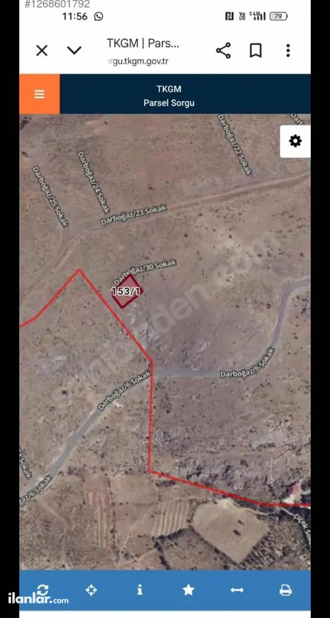 Niğde Ulukışla Darboğaz, Cumhuriyet Mahallesi 685 m² satılık konut arsa - Fotoğraf 1
