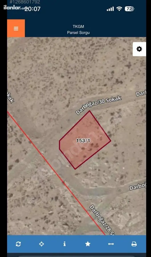 Niğde Ulukışla Darboğaz, Cumhuriyet Mahallesi 685 m² satılık konut arsa - Fotoğraf 2