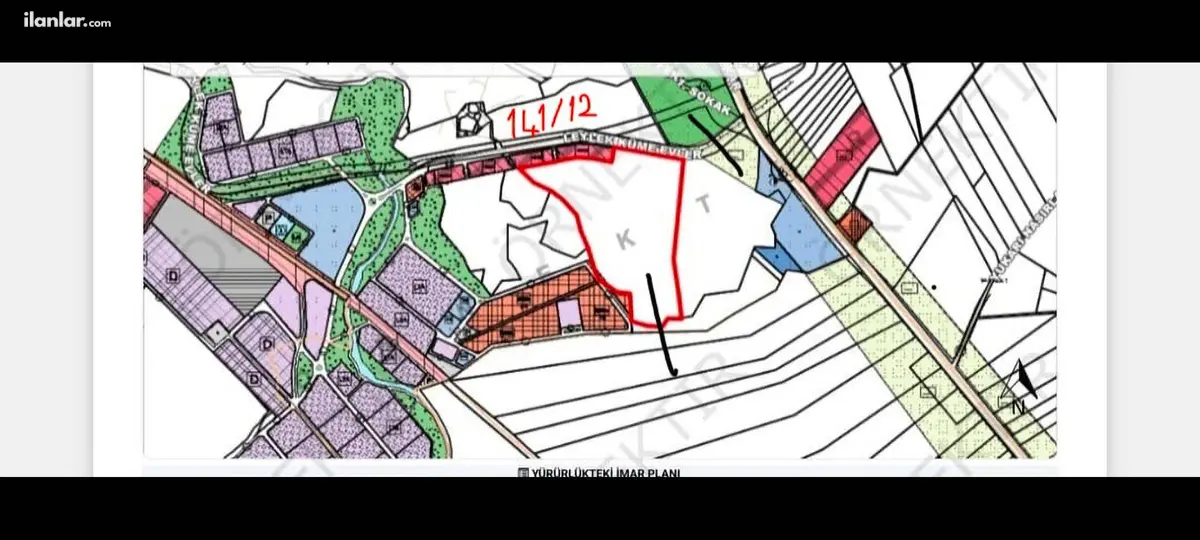 Diyarbakır Kayapınar Gözalan Mahallesi 2.500 m² satılık tarla arsa - Fotoğraf 1