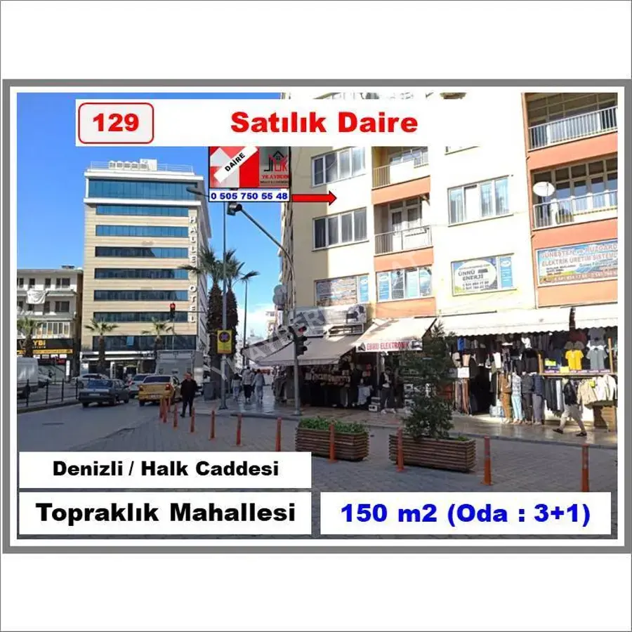 Denizli Pamukkale Topraklık Mahallesi 3+1 165 m² satılık daire - Fotoğraf 1
