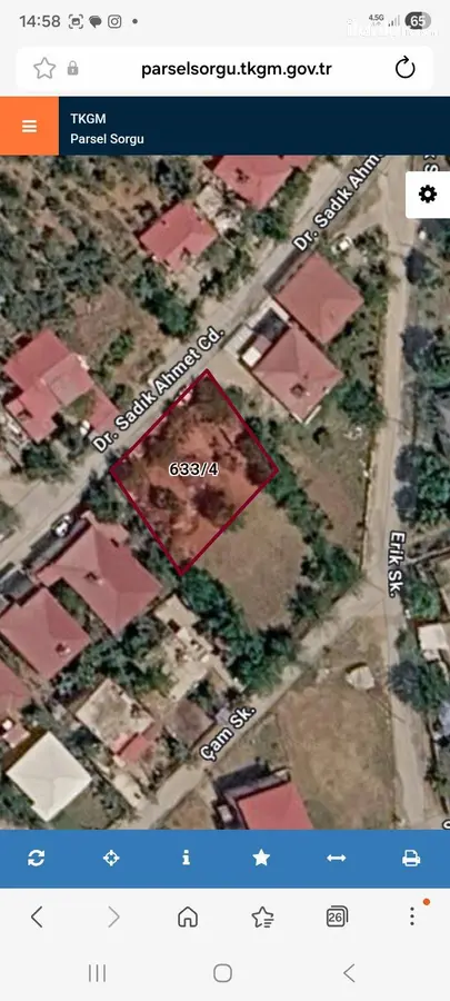 Kahramanmaraş Türkoğlu Cumhuriyet Mahallesi 688 m² satılık konut arsa - Fotoğraf 1