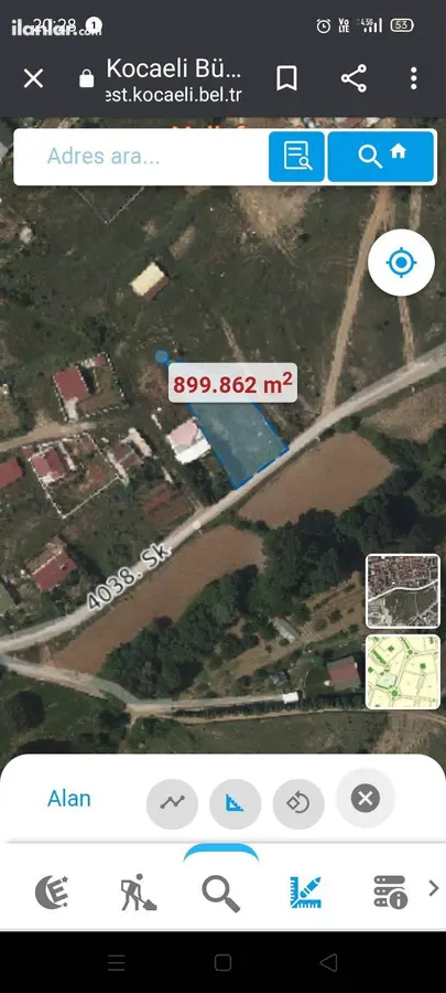 Kocaeli Gebze Mollafenari Mahallesi 900 m² satılık sit Alanı arsa - Fotoğraf 1