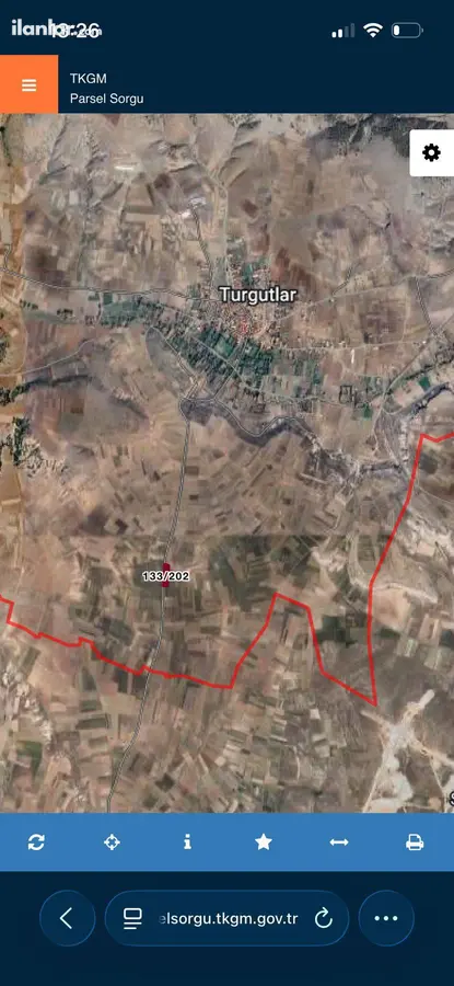 Kütahya Merkez Turgutlar Köyü Mahallesi 3.170 m² satılık tarla arsa - Fotoğraf 3