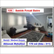 Denizli Merkezefendi Akkonak Mahallesi 3+1 185 m² satılık daire - Fotoğraf 1