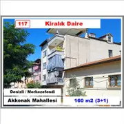Denizli Merkezefendi Akkonak Mahallesi 3+1 160 m² kiralık daire - Fotoğraf 1