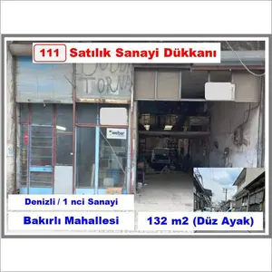 Denizli Merkezefendi Saraylar Mahallesi 132 m² satılık atölye - Fotoğraf 1