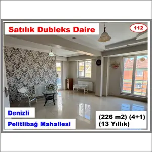 Denizli Pamukkale Pelitlibağ Mahallesi 4+1 226 m² satılık daire - Fotoğraf 1