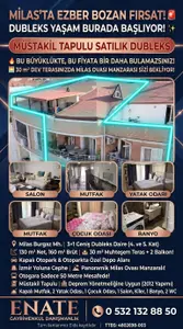 Muğla Milas Aydınlıkevler Mahallesi 3+1 170 m² satılık daire - Fotoğraf 1