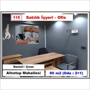 Denizli Merkezefendi Altıntop Mahallesi 90 m² satılık büro & Ofis - Fotoğraf 1