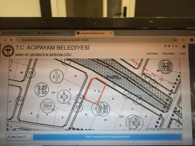 Denizli Acıpayam Pınaryazı Mahallesi 744 m² satılık konut arsa - Fotoğraf 1