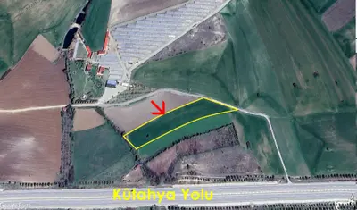 Eskişehir Tepebaşı Nemli Mahallesi 5.481 m² satılık tarla arsa - Fotoğraf 1