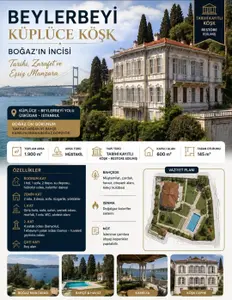 İstanbul Üsküdar Beylerbeyi Mahallesi 8+2 1.900 m² satılık köşk & Konak - Fotoğraf 1