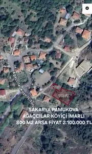 Sakarya Pamukova Ağaççılar Mahallesi 800 m² satılık konut arsa - Fotoğraf 1