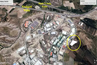 Yozgat Yerköy Saray, Organize Sanayi Bölgesi Mahallesi 8.750 m² satılık arazi arsa - Fotoğraf 1