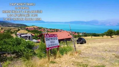 Isparta Gelendost Yeşilköy Köyü Mahallesi 1.274 m² satılık konut arsa - Fotoğraf 1
