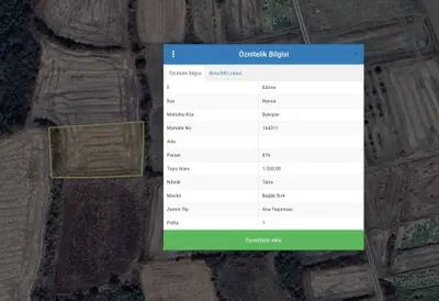 Edirne Havsa Bakışlar Köyü Mahallesi 1.500 m² satılık tarla arsa - Fotoğraf 1