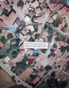Kırklareli Pınarhisar Orta Mahallesi 408 m² satılık ticari + Konut arsa - Fotoğraf 1