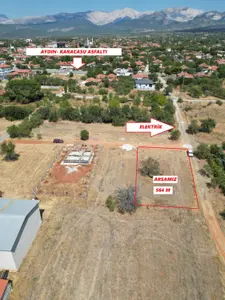 Denizli Tavas Karahisar Mahallesi 564 m² satılık konut arsa - Fotoğraf 1