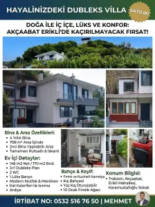 Trabzon Akçaabat Dörtyol Mahallesi 3+1 170 m² satılık müstakil Ev - Fotoğraf 1