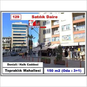 Denizli Pamukkale Topraklık Mahallesi 3+1 165 m² satılık daire - Fotoğraf 1