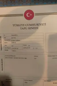 Sakarya Geyve Karacaören Mahallesi 3.417 m² satılık tarla arsa - Fotoğraf 1