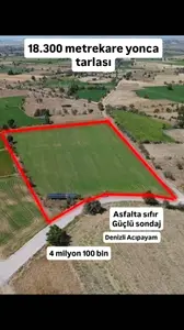 Denizli Acıpayam Darıveren Mahallesi 18.300 m² satılık tarla arsa - Fotoğraf 1