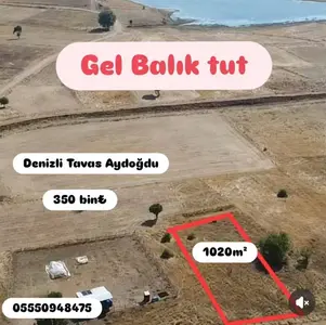 Denizli Tavas Aydoğdu Mahallesi 1.024 m² satılık arazi arsa - Fotoğraf 1