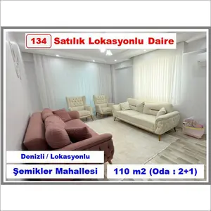 Denizli Merkezefendi Şemikler Mahallesi 2+1 110 m² satılık daire - Fotoğraf 1