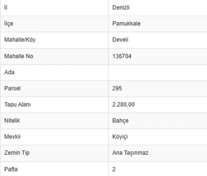 Denizli Pamukkale Develi Mahallesi 2.280 m² satılık ticari arsa - Fotoğraf 3