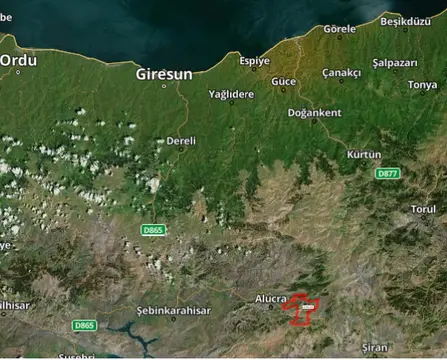 Giresun Alucra Fevzi Çakmak, Fatih Mahallesi 3.932 m² satılık çiftlik arsa - Fotoğraf 1
