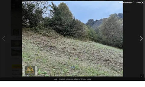 Samsun Tekkeköy Karışlar Mahallesi 4.617 m² satılık konut arsa - Fotoğraf 2