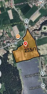 İzmir Urla Kuşçular Mahallesi 10.913 m² satılık tarla arsa - Fotoğraf 3