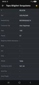 Bilecik Gölpazarı Büyüksusuz Köyü Mahallesi 941 m² satılık bağ & Bahçe arsa - Fotoğraf 2