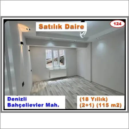 Denizli Merkezefendi Bahçelievler Mahallesi 125 m² satılık - Fotoğraf 1