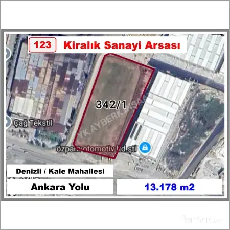 Denizli Pamukkale Kale Mahallesi 13.178 m² kiralık - Fotoğraf 1