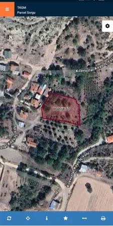 Bolu Göynük Kılavuzlar Köyü Mahallesi 2.171 m² satılık tarla arsa - Fotoğraf 1