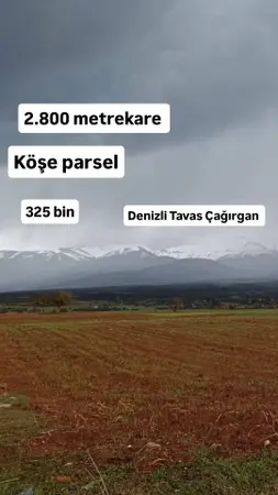 Denizli Tavas Çağırgan Mahallesi 2.800 m² satılık - Fotoğraf 1