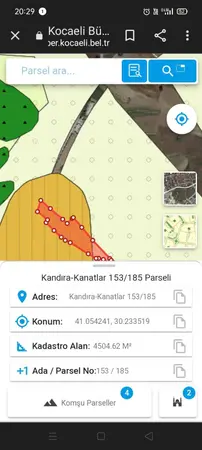 Kocaeli Kandıra Kanatlar Mahallesi 4.505 m² satılık - Fotoğraf 1