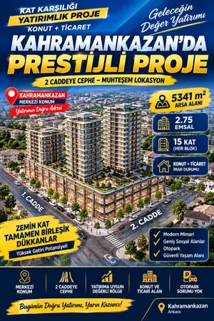 Ankara Kahramankazan Atatürk Mahallesi 5.341 m² satılık - Fotoğraf 1