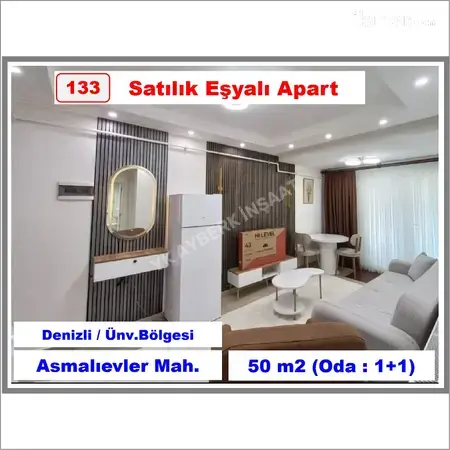 Denizli Pamukkale Asmalıevler Mahallesi 50 m² satılık - Fotoğraf 1