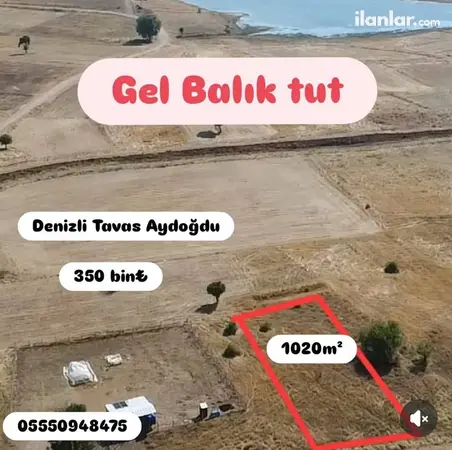Denizli Tavas Aydoğdu Mahallesi 1.024 m² satılık - Fotoğraf 1