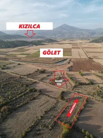 Denizli Tavas Kızılca Mahallesi 977 m² satılık - Fotoğraf 1